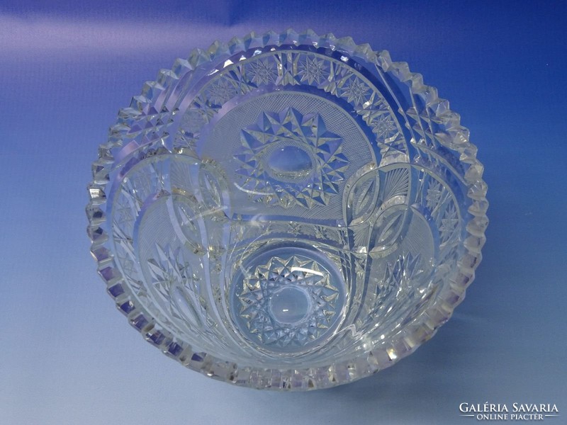 0N356 Régi Amfora kristály váza 15.5 cm