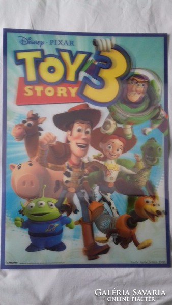 Gift idea! 3 Dimensional 67cmx47cm poster toy story 3 disney pixar spatial effect large poster
