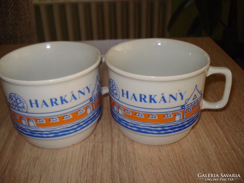 Zsolnay porcelán Harkányi emlék bögre