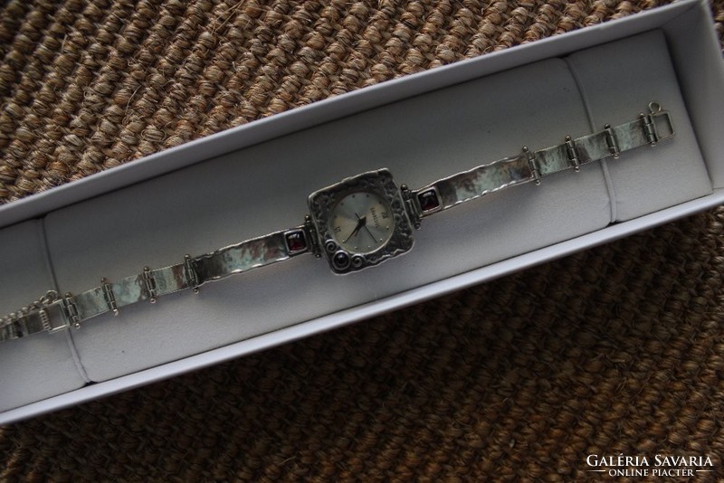 Israeli silver watch