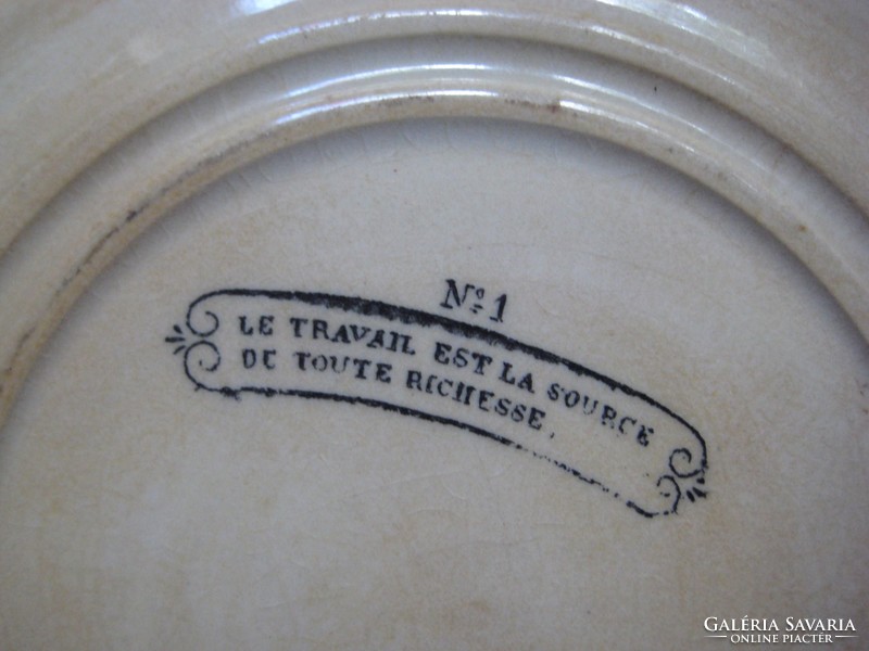 French antique plate flawless 20 cm