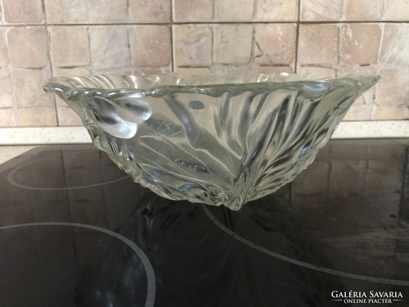 Bohemia convex large glass bowl, glass bowl
