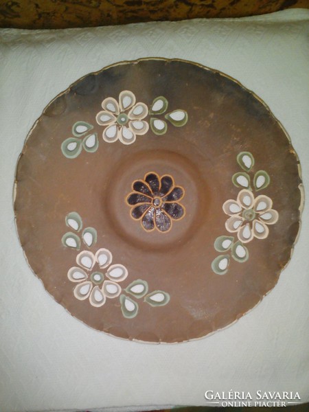 Ceramic wall plate, plate - old mines?