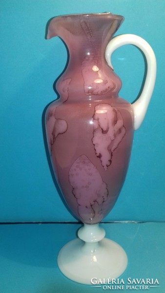 Now it's worth taking! Elegant pouring jug marked with a graceful glass carafe