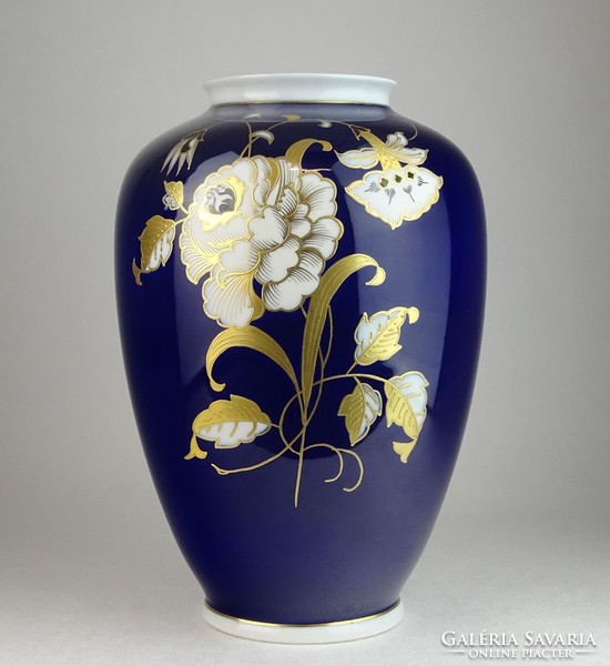0N640 Régi jelzett Wallendorf porcelán váza 29 cm