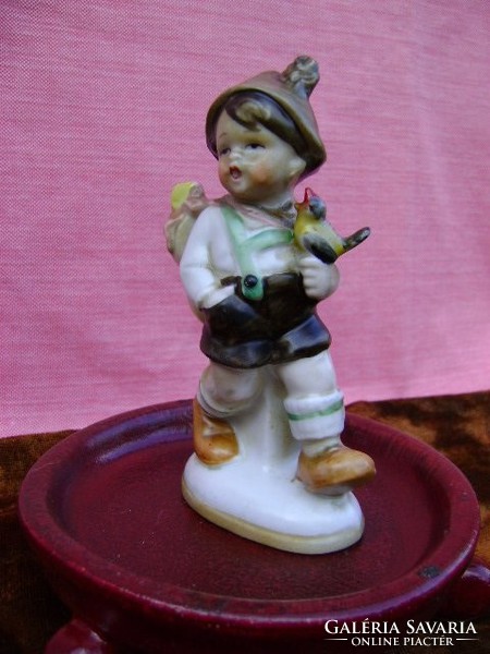 Nagyon régi német Hummel jellegű figurális porcelán kis hibás