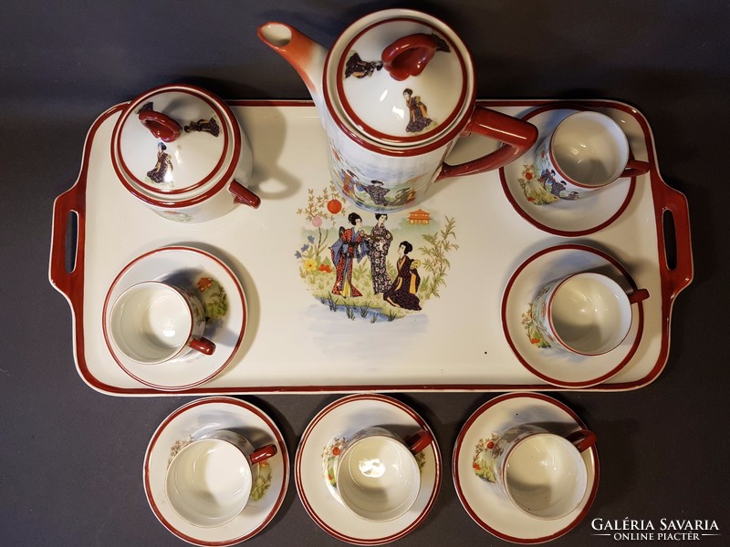 Rare carlsbad set with Japanese motif for sale ( carlsbad )