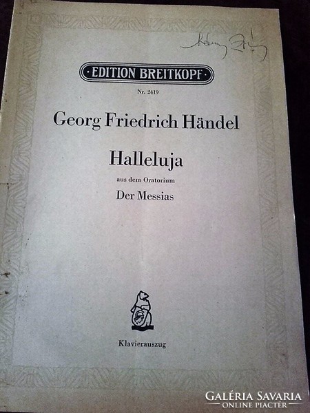 An Old Sheet - händel, georg friedrich halleluja
