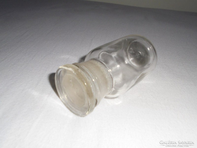 Old glass bottle with cork - pharmacy pharmacy medicine - 50 ml