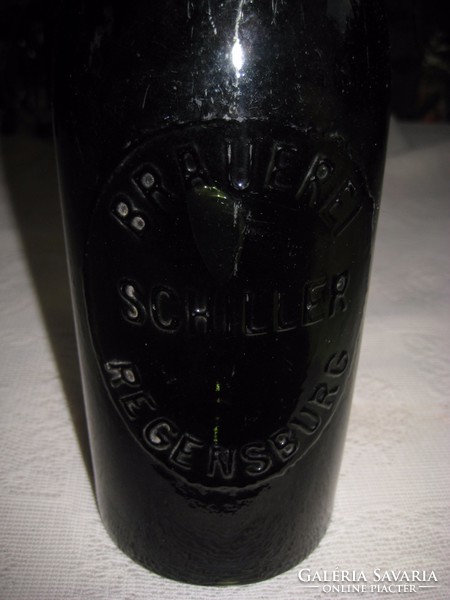 Beer bottle regensburg brauerei schiller 1l 34cm / 7 /