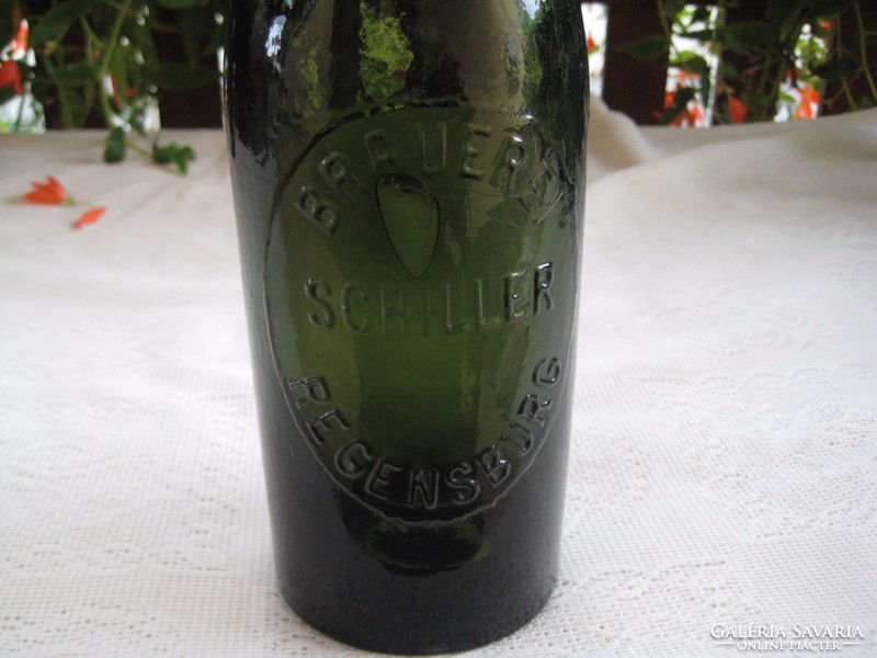 Sörös üveg    Regensburg  Brauerei  Schiller 1L  34cm   /7 jelű /