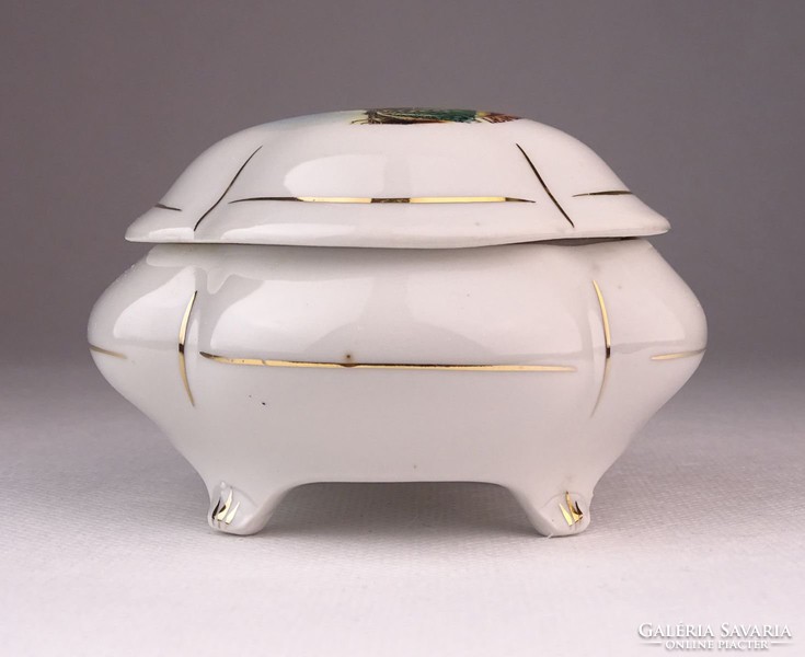 0O547 Régi német porcelán bonbonier LIPCSE