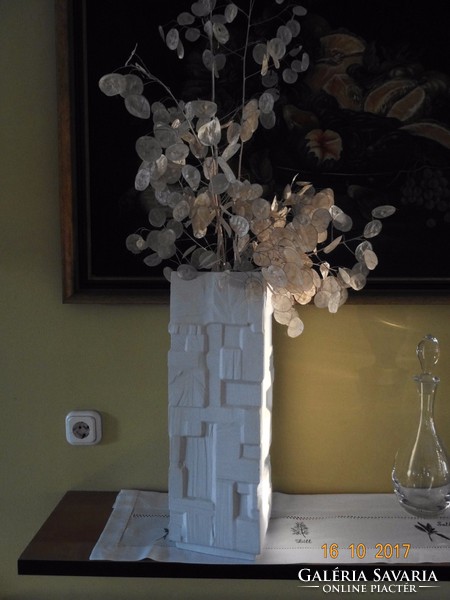 Minimalista  HEINRICH porcelán váza 50 cm magas! Számozott