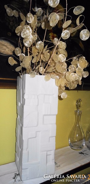 Minimalista  HEINRICH porcelán váza 50 cm magas! Számozott