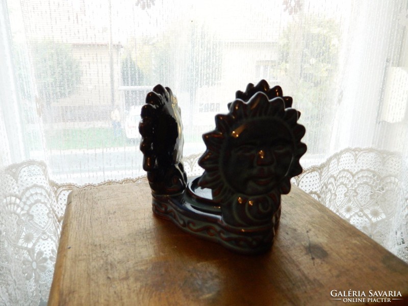 Ceramic table candle holder - candle holder sundials