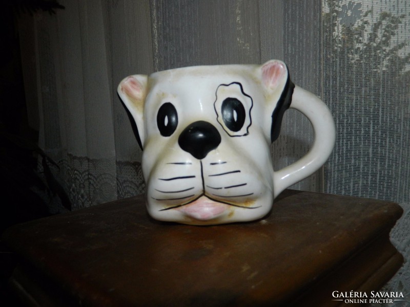 Dog head - old character mug - character mug