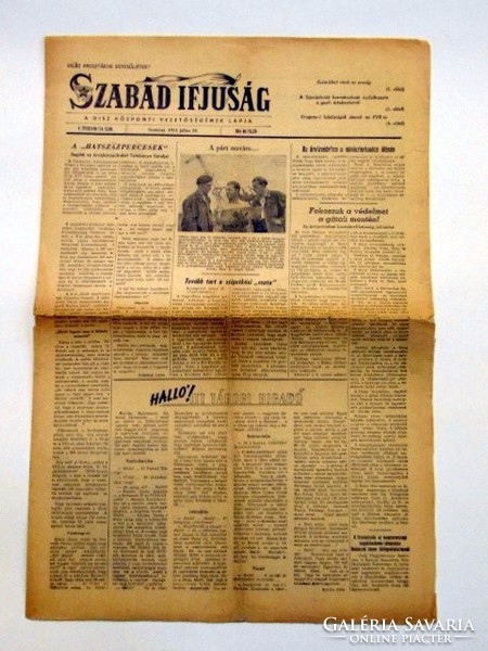 SZABAD IFJÚSÁG	1954	július		24		RÉGI ÚJSÁG	894