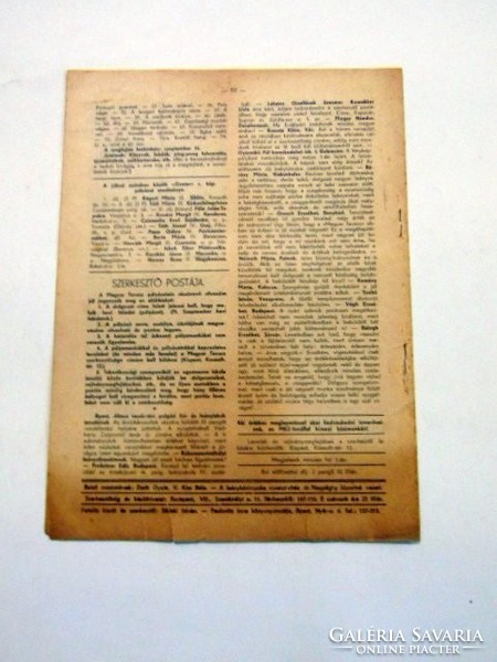 Hungarian Spring September 1, 1940 old newspaper 937