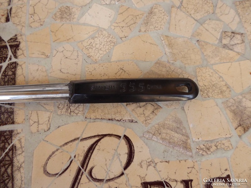 Retro acél spatula műanyag nyéllel 555 Made In China 80-s évek