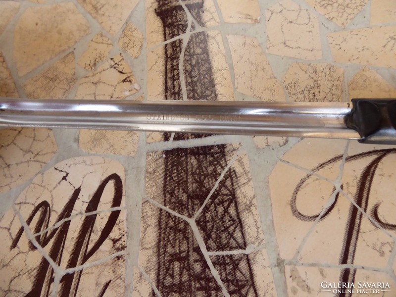 Retro acél spatula műanyag nyéllel 555 Made In China 80-s évek