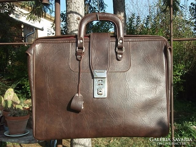 Large classic men's briefcase-briefcase file bag-lawyer bag also as a gift