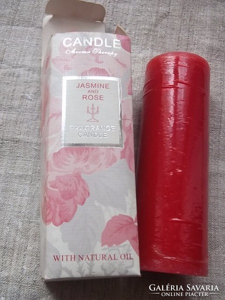Great scent-jasmine-rose-large candle block + box