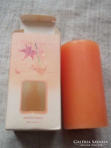 Large scented- miss you candle + box of 350 g!