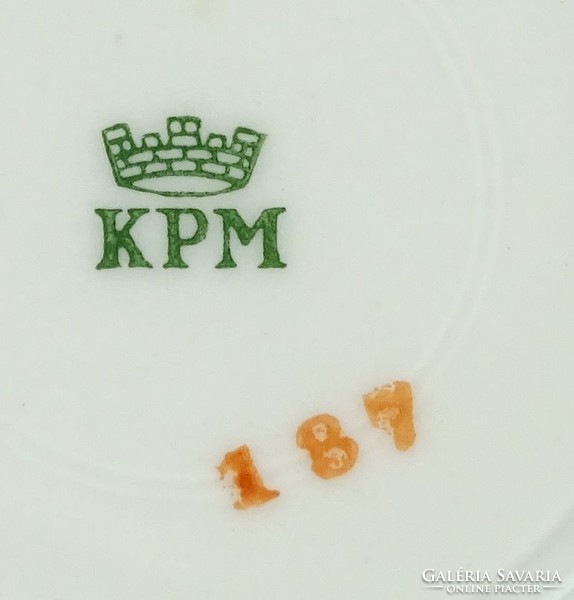 0O756 Régi német KPM porcelán kávéskészlet