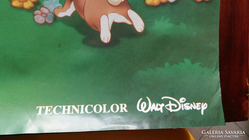 Walt Disney – Hófehérke és a hét törpe c.rajzfilm plakát,szállítás hengerben