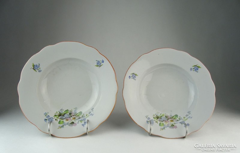 0P152 Zsolnay porcelán tányérkészlet pótlás 2 db