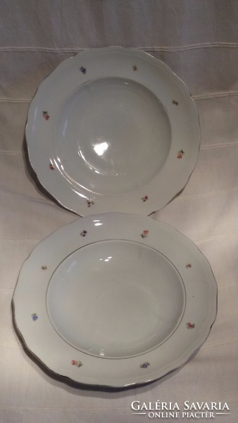 Zsolnay old deep plates (2 pieces)