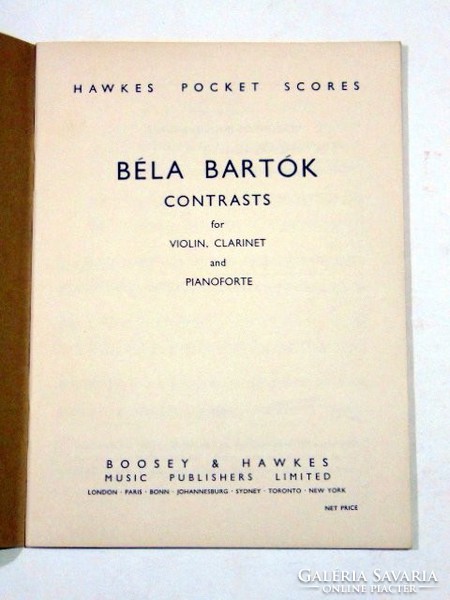 BÉLA BARTÓK CONTRASTS		RÉGI ÚJSÁG	1045