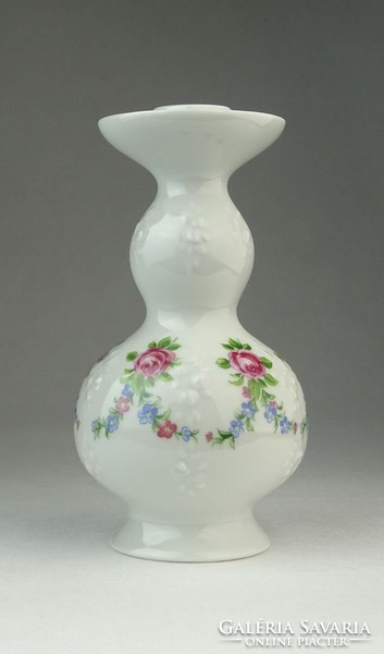 0P343 Wallendorf porcelán gyertyatartó 14 cm