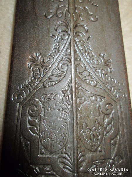 Decorative cast iron spontoon