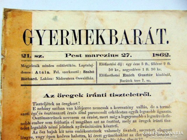 Gyermekbarát				1862	március	27			RÉGI ÚJSÁG	522