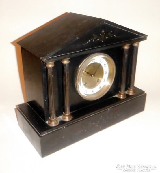 Marble fireplace clock