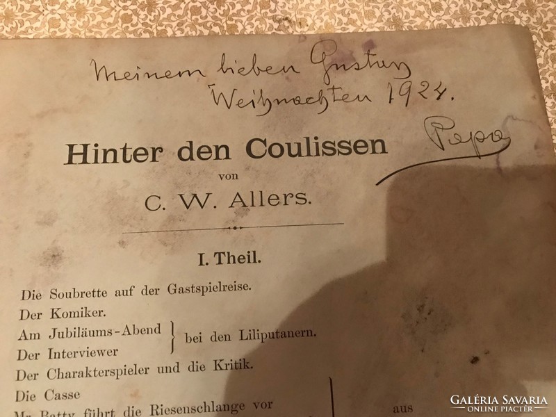 C.W. Allers antik litográfiák 25 db.