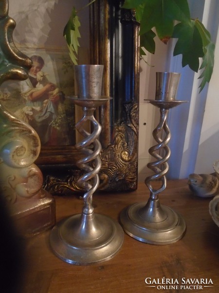 Pair of candle holders.