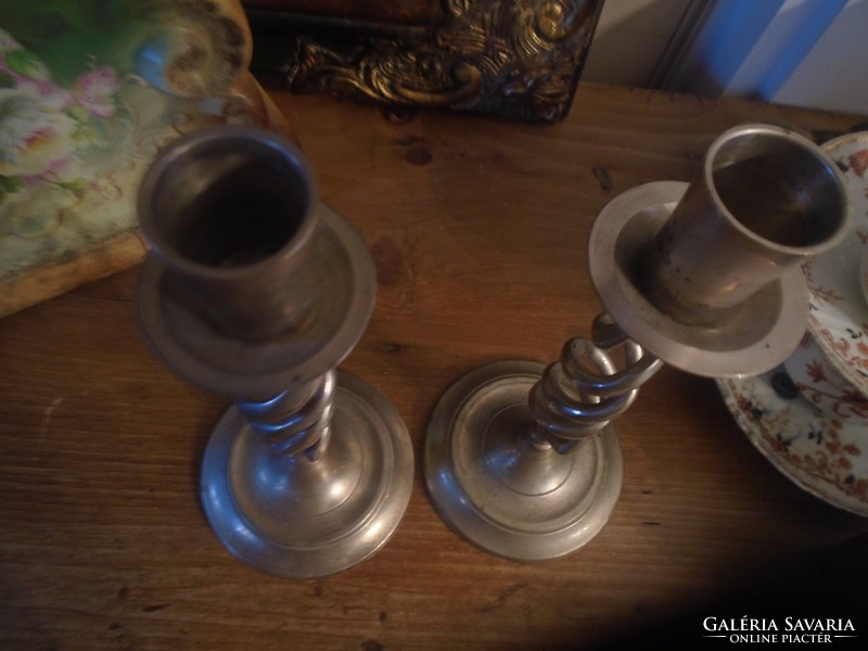 Pair of candle holders.