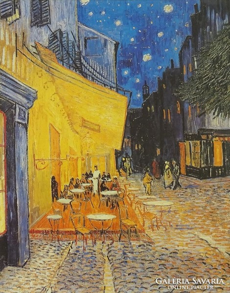 0P207 Vincent Van Gogh repro The cafe terrace