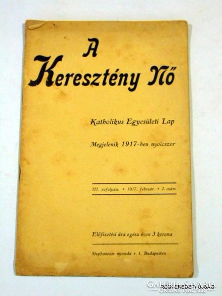 A KERESZTÉNY NŐ 1917 február 1490