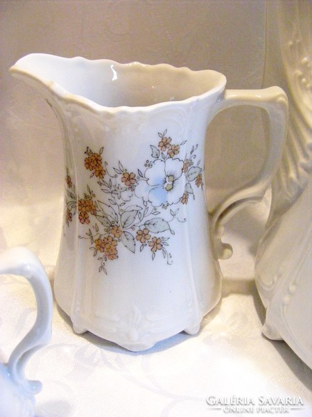 Hibátlan, 30 darabos Bavaria Tirschenreuth Baronesse mintájú porcelán ritkaság 9 személyes készlet