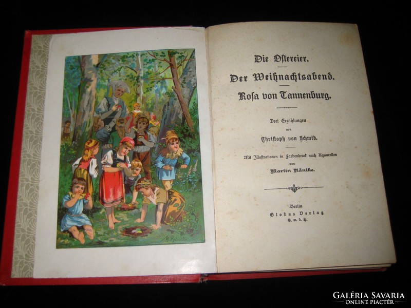 Ostereier und Weinachtabend   1905  német nyelvű könyv