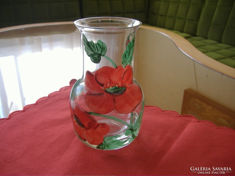 Beautiful vase with floral pattern