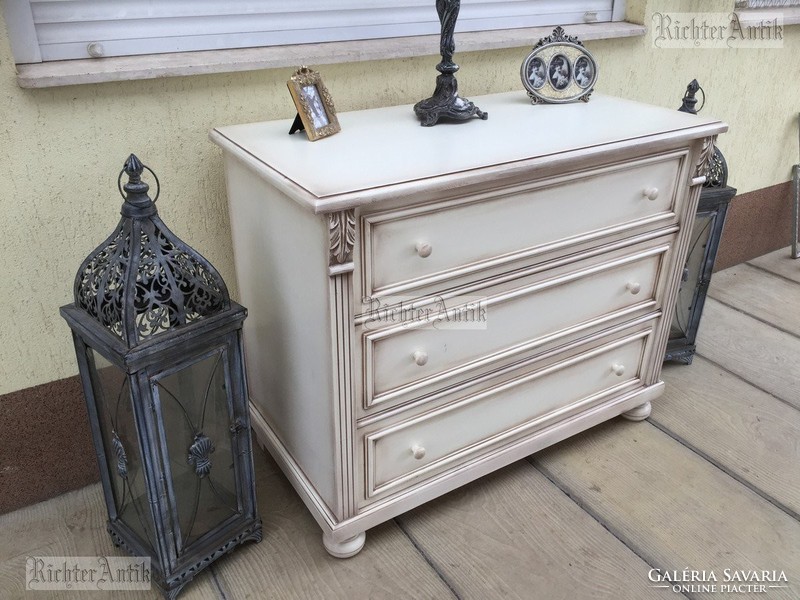 Provence furniture, old German antique chest of drawers, subwoofer.