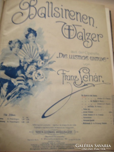 Sheet music from the 1910s, 150 pages, 27 x 34 cm