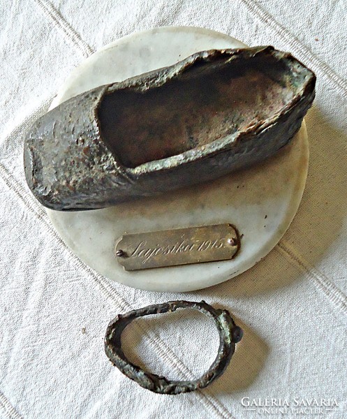 Bronzított cipőcske 1915