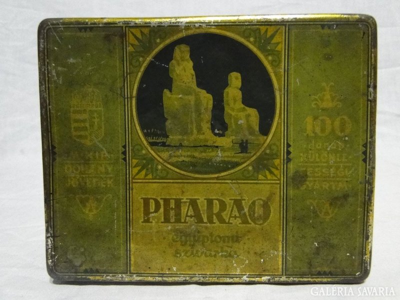 0566 PHARAO egyiptomi szivarka pléhdoboz