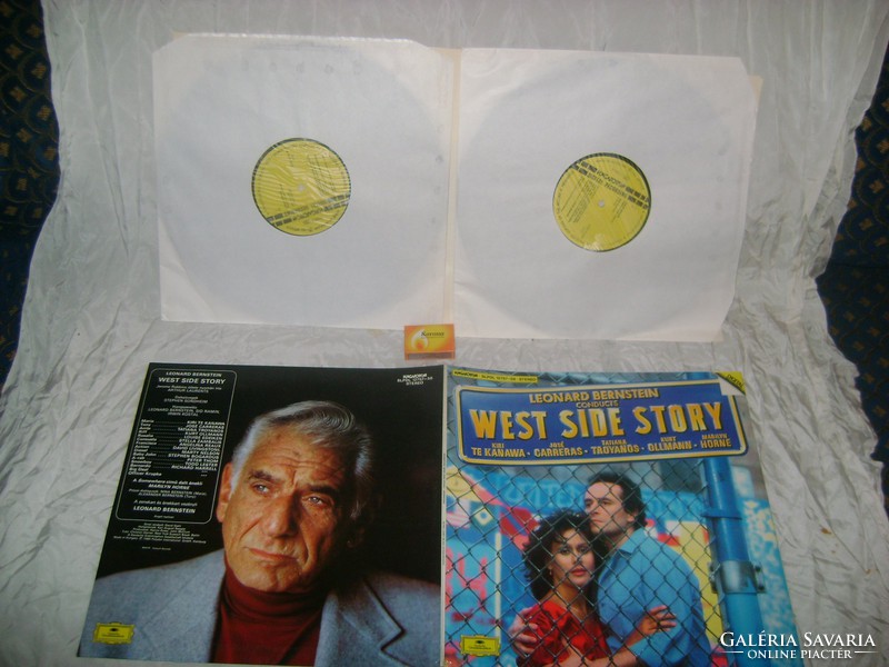 West Side Story  -  2 darab hanglemez, bakelit lemez