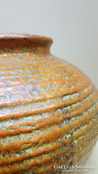 Huge ceramic vase, applied art, retro, around 1970 - 0276